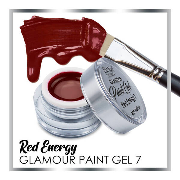 Paint Gel Glamour Nr. 7 Red Energy