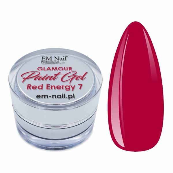 Paint Gel Glamour Red Energy 7