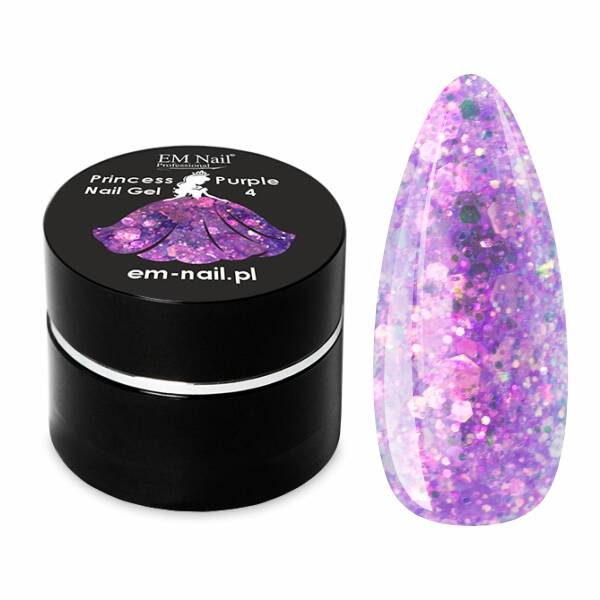 Princess Purple Nail Gel Nr 4